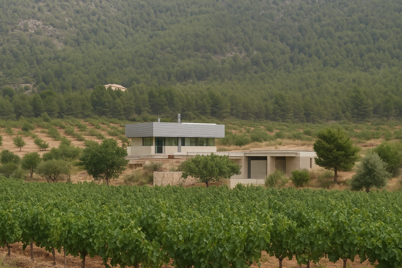  Arquitectura moderna y confort en un entorno natural