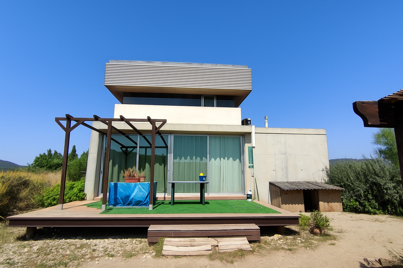 Arquitectura moderna y confort en un entorno natural
